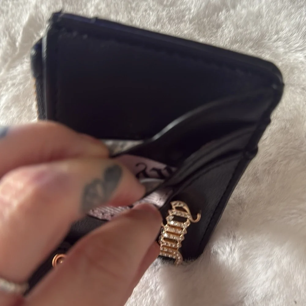 🖤✨Juicy Couture starstruck elongated black Card Holder 🖤✨